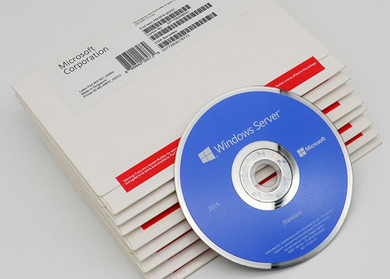 الإصدارات الإنجليزية Windows الخادم 2016 مفتاح ترخيص DVD ملصق COA